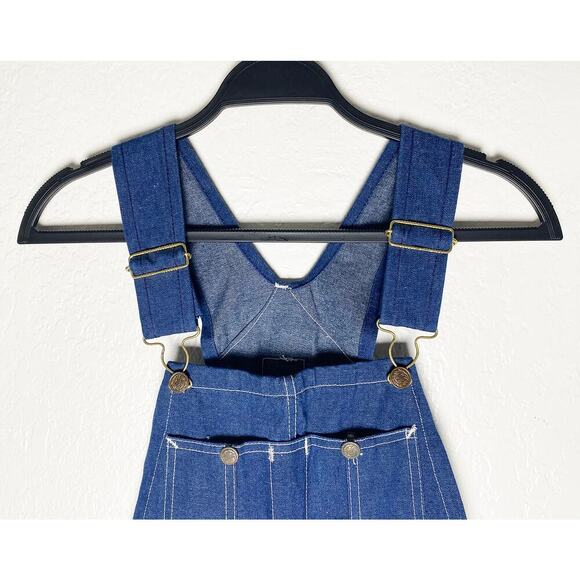 Rare Vintage NWT Dillo Women's Carpenter Blue Denim Jean Bib Overalls 90s Y2K 24 - Picture 3 of 16